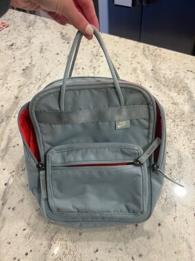 Nike light Blue women’s purse mini backpack with pink interior